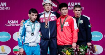 Азия чемпионаты: грек-рим күрөшүнөн сегиз медаль